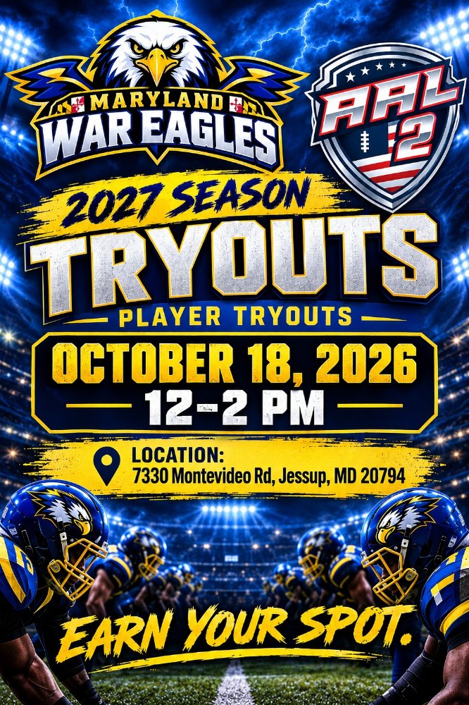 War Eagles announce 1st 2027 season workout